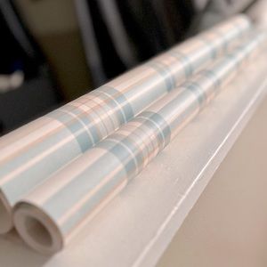 New! Very Rare! Vintage Ralph Lauren Wallpaper lot of 6 double rolls 27”W x 27’L